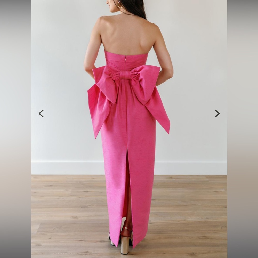 By Watters Pink dress with Bow (removable)